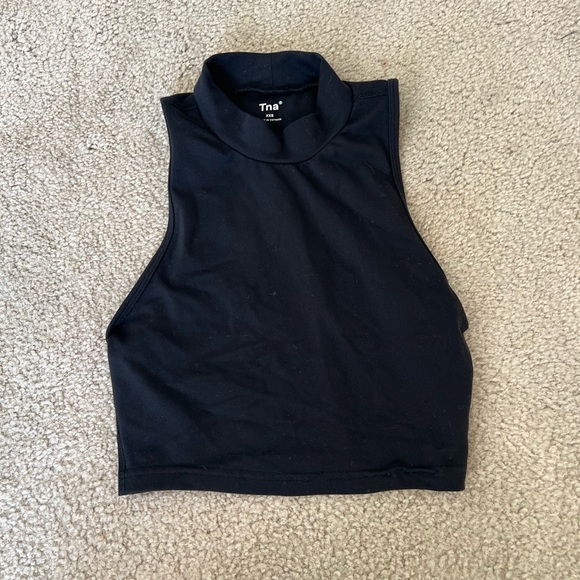 TNA black highneck muscle tank top size xxs - Picture 1 of 3